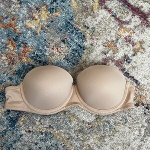 PINK Victoria's Secret Strapless Bra - Beige
